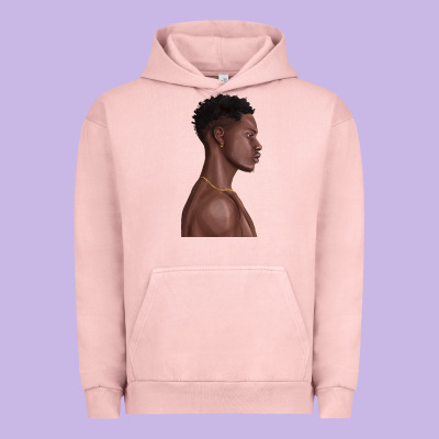 Urban Hoodie afro black man