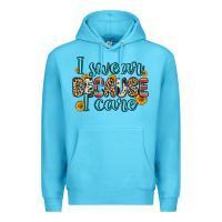 Ocean Blue i swear because i care Premium Hoodie - Zillion Design Studio