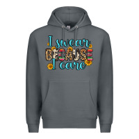 Rock i swear because i care Premium Hoodie - Zillion Design Studio