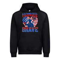 Black honor the brave Urban Hoodie - Zillion Design Studio