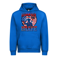 Cobalt honor the brave Urban Hoodie - Zillion Design Studio