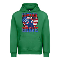 Emerald honor the brave Urban Hoodie - Zillion Design Studio