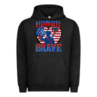 Pigment Black honor the brave Urban Hoodie - Zillion Design Studio