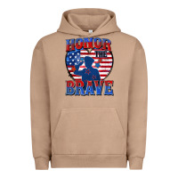 Pigment Burro honor the brave Urban Hoodie - Zillion Design Studio