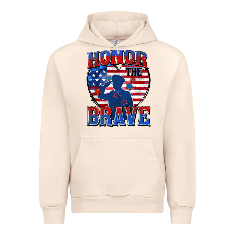 Honor The Brave Urban Hoodie by Zillion Design Studio | Teevron