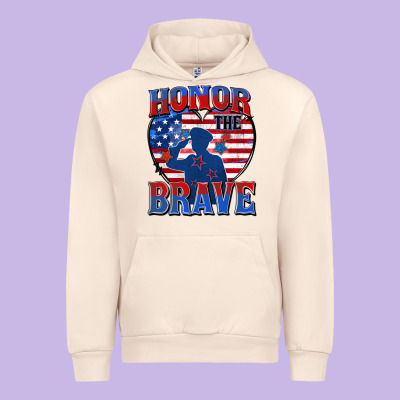 Honor The Brave Urban Hoodie Designed By Zillion Design Studio