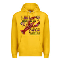 Lemon mardi gras i just want to be loved bayou crawfish Premium Hoodie - RanaPortraitStore