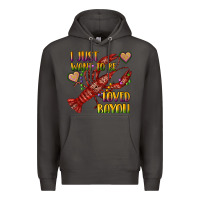 Smoke mardi gras i just want to be loved bayou crawfish Premium Hoodie - RanaPortraitStore