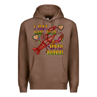 Chestnut mardi gras i just want to be loved bayou crawfish Premium Hoodie - RanaPortraitStore