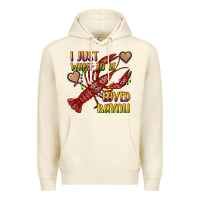 Sandshell mardi gras i just want to be loved bayou crawfish Premium Hoodie - RanaPortraitStore