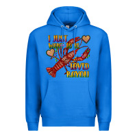 True Royal mardi gras i just want to be loved bayou crawfish Premium Hoodie - RanaPortraitStore