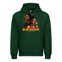 Forest Green afro black love matters Urban Hoodie - texasbilliewilder