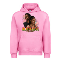 Fuchsia Pink afro black love matters Urban Hoodie - texasbilliewilder