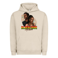 Pigment French Oak afro black love matters Urban Hoodie - texasbilliewilder