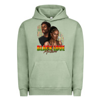 Pigment Oil Green afro black love matters Urban Hoodie - texasbilliewilder