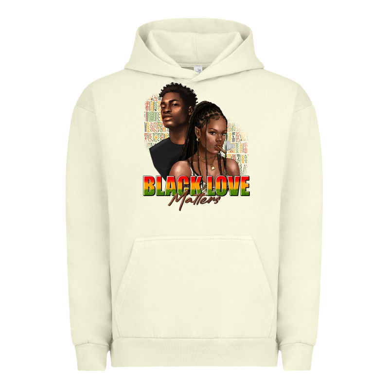 Afro Black Love Matters Urban Hoodie by texasbilliewilder | Teevron
