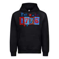 Black est 1776 Urban Hoodie - Zillion Design Studio