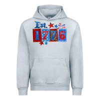 Heather Grey est 1776 Urban Hoodie - Zillion Design Studio
