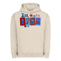 Pigment French Oak est 1776 Urban Hoodie - Zillion Design Studio