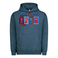 Pigment Midnight Navy est 1776 Urban Hoodie - Zillion Design Studio