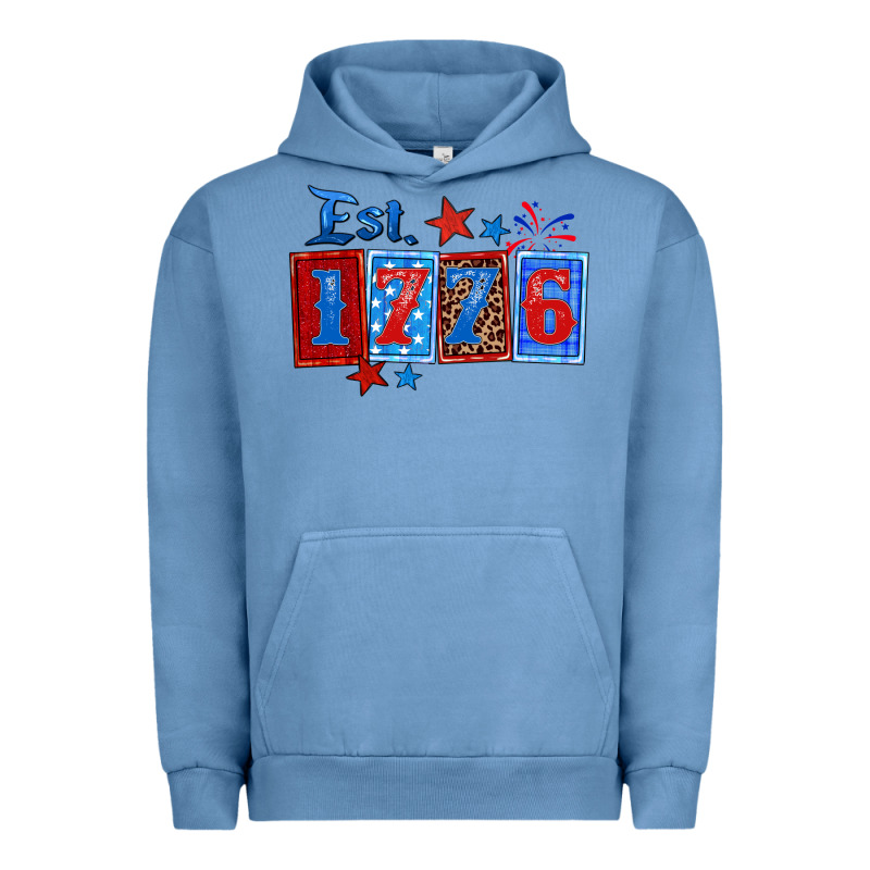 Est 1776 Urban Hoodie by Zillion Design Studio | Teevron