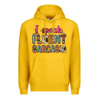 Lemon i speak fluent sarcasm Premium Hoodie - Zillion Design Studio