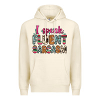 Tofu i speak fluent sarcasm Premium Hoodie - Zillion Design Studio