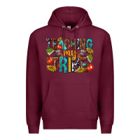 Burgundy teaching my Premium Hoodie - texasbilliewilder
