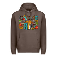 Coffee teaching my Premium Hoodie - texasbilliewilder