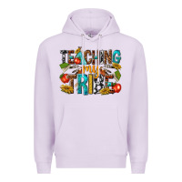 Lilac teaching my Premium Hoodie - texasbilliewilder