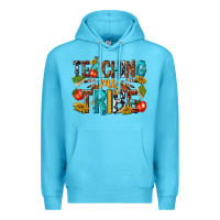 Ocean Blue teaching my Premium Hoodie - texasbilliewilder