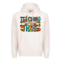 Pale Pink teaching my Premium Hoodie - texasbilliewilder