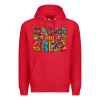 Red teaching my Premium Hoodie - texasbilliewilder