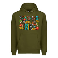 Army Green teaching my Premium Hoodie - texasbilliewilder