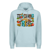 Blue Mist teaching my Premium Hoodie - texasbilliewilder
