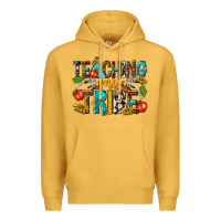 Mustard teaching my Premium Hoodie - texasbilliewilder