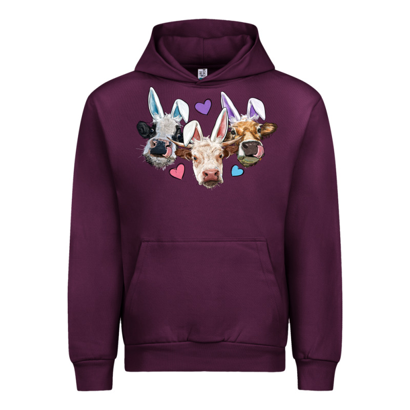 Easter Cows With Bunny Ears Urban Hoodie by RanaPortraitStore | Teevron