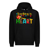 Black teaching is a work of heart tbw Premium Hoodie - texasbilliewilder