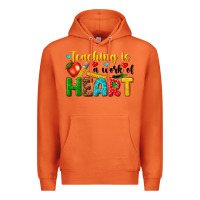 Carrot teaching is a work of heart tbw Premium Hoodie - texasbilliewilder