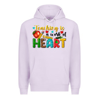 Lilac teaching is a work of heart tbw Premium Hoodie - texasbilliewilder