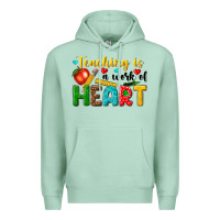 Seafoam teaching is a work of heart tbw Premium Hoodie - texasbilliewilder