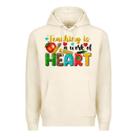 Tofu teaching is a work of heart tbw Premium Hoodie - texasbilliewilder