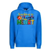 True Royal teaching is a work of heart tbw Premium Hoodie - texasbilliewilder