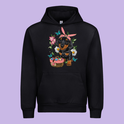 Urban Hoodie Easter Dachshund