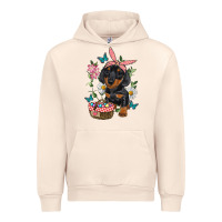 Sandshell Easter Dachshund Urban Hoodie - RanaPortraitStore