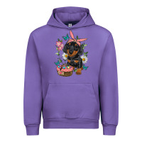 Tulip Easter Dachshund Urban Hoodie - RanaPortraitStore