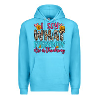 Ocean Blue i say what everybody else is thinking Premium Hoodie - Zillion Design Studio