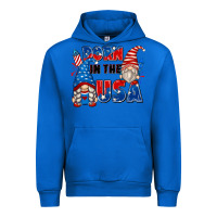 Cobalt born in the usa Urban Hoodie - Zillion Design Studio