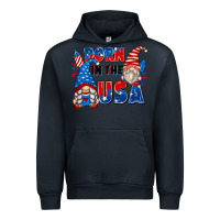 Navy born in the usa Urban Hoodie - Zillion Design Studio