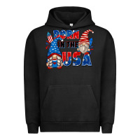 Pigment Black born in the usa Urban Hoodie - Zillion Design Studio